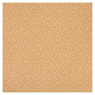 48 Pack: White Dot Kraft Cardstock Paper by Recollections™, 12" x 12"