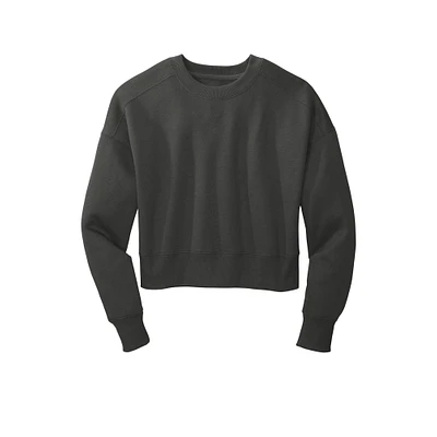 District® Women's Perfect Weight® Fleece Cropped Crew Sweatshirt