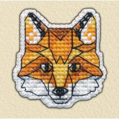 Oven Badge-Fox Cross Stitch Kit