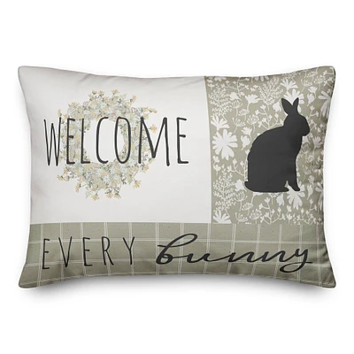 Every Bunny Pillow 14" x 20" Throw Pillow