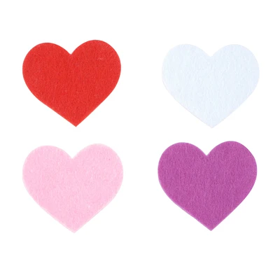 12 Packs: 50 ct. (600 total) Felt Hearts Scrap Pack by Creatology™