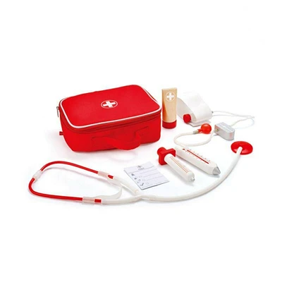 Hape Red Doctor on Call Wooden Playset