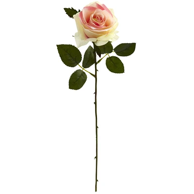 Light Pink Rose Stem, 24ct.