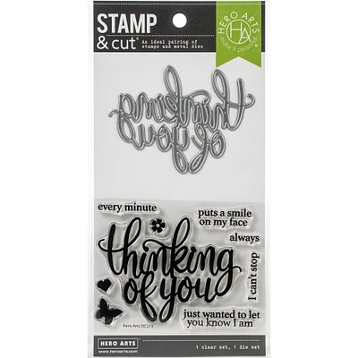 Hero Arts Thinking Of You Stamp & Cut