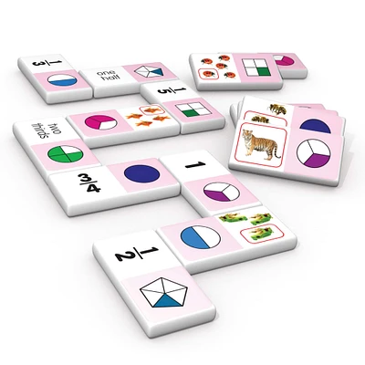 Junior Learning® Match & Learn Fraction Dominoes