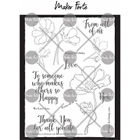 Make Forte Calming Cosmos by Alex Syberia Clear Stamps