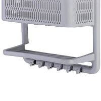 Bath Bliss Gray Molded Shower Caddy