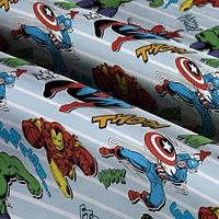 Marvel® Retro Comics Heroes Unite Cotton Fabric