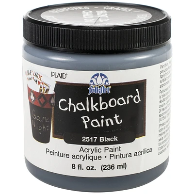 Plaid® FolkArt® Black Chalkboard Paint, 8oz.
