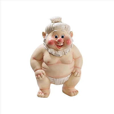 Design Toscano 10" Sumo Garden Fighter Gnome Statue