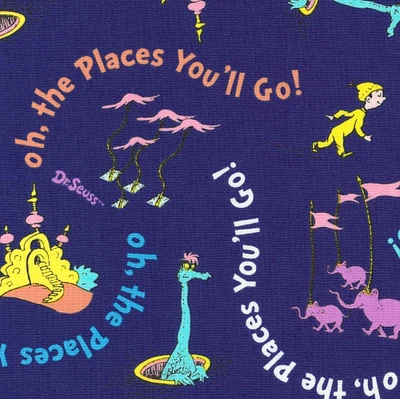 Dr. Suess™ Places You'll Go Toss Cotton Fabric