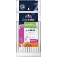 Elmer's® Less Mess 4" Mini Size All-Temp Hot Glue Sticks