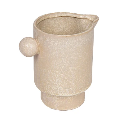 Modern Stoneware Pitcher