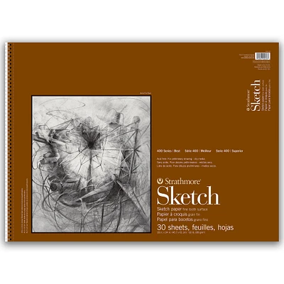 12 Pack: Strathmore® 400 Series Sketch Paper Pad, 18" x 24"