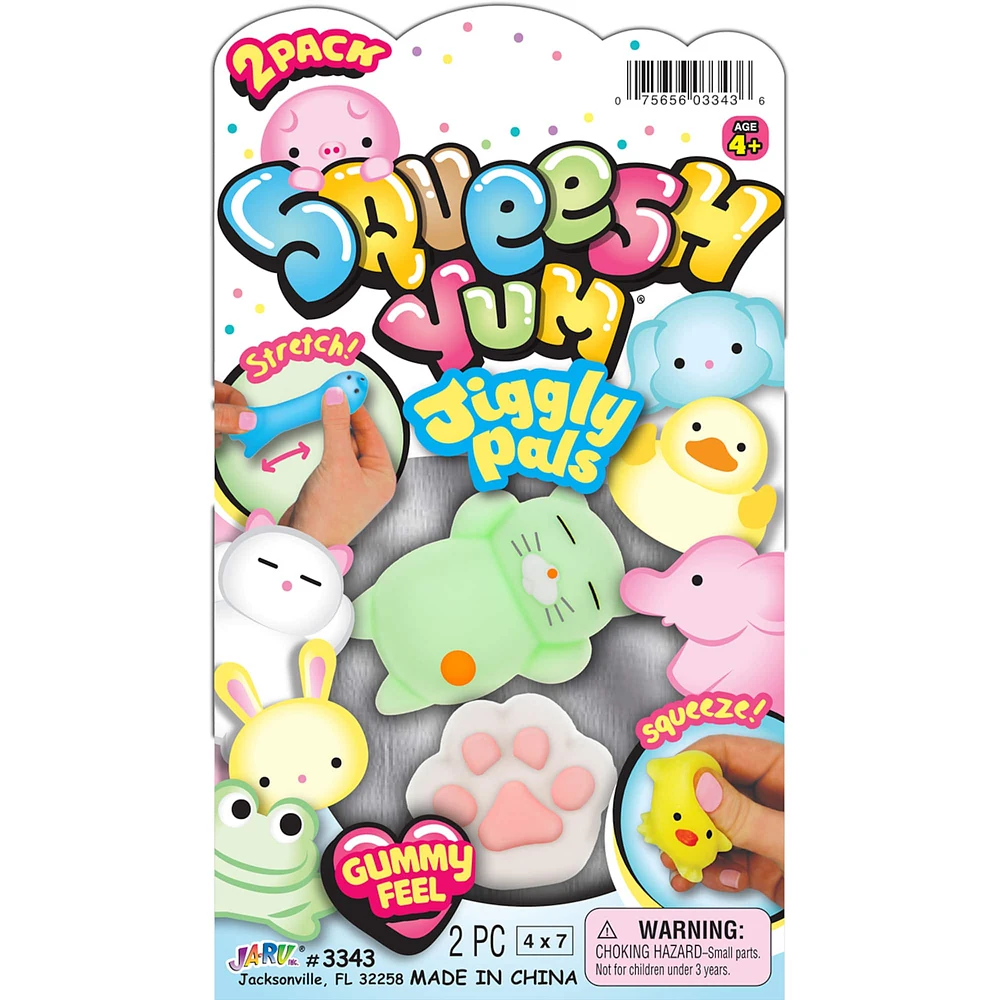 36 Packs: 2 ct. (72 total) Ja-Ru® Squeesh Yum® Jiggly Pals