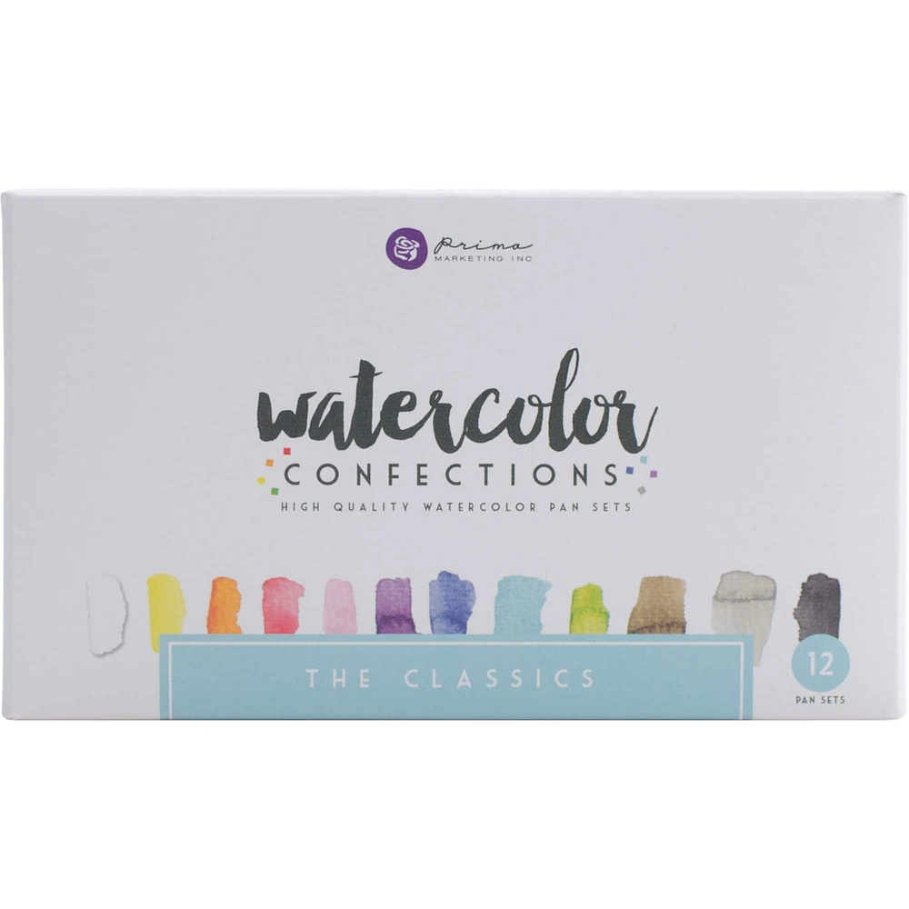 Prima® Watercolor Confections The Classics Watercolor Pans