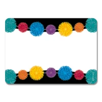 Creative Teaching Press® Pom-Poms Name Tag Labels, 6 Packs of 36