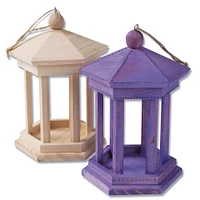 S&S Worldwide® Unfinished Gazebo Bird Feeder, 6ct.