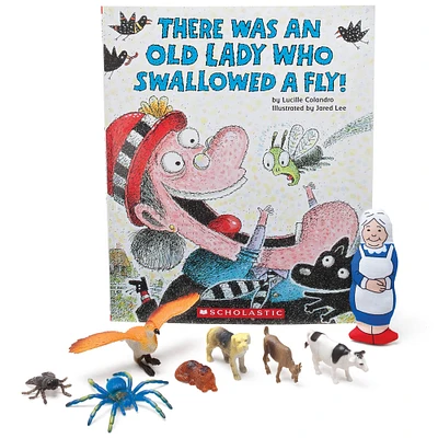 Primary Concepts™ There Was an Old Lady Who Swallowed a Fly! 3D Storybook Set