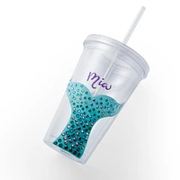 18oz. Plastic Tumbler with Straw by Celebrate It™