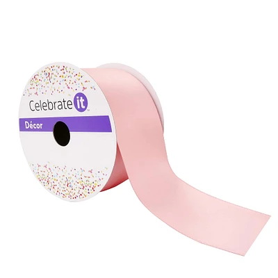 2.5" Satin Wired Ribbon by Celebrate It™ Décor
