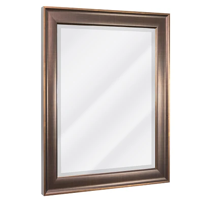 Head West® 34" Oil Rubbed Bronze Framed Beveled Vanity Wall Mirror