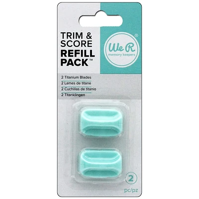 We R Memory Keepers® Trim & Score Refill Pack™ Replacement Blades, 2ct.