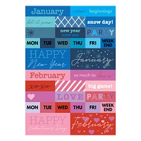 TF Publishing Seasonal Monthly Planner Sticker Pack