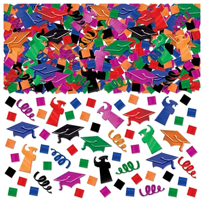 Multicolor Foil Graduation Confetti