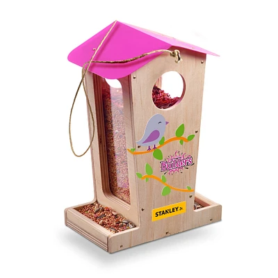 Red Toolbox Stanley Jr Tall Bird Feeder DIY Kit