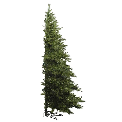 6.5ft. Pre-Lit Westbrook Pine Half Artificial Christmas Tree, Clear Dura-Lit® Mini Lights