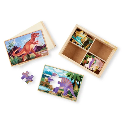 Melissa & Doug® Dinosaur Jigsaw Puzzles in a Box