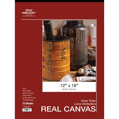 Pro Art® Real Canvas Painting Pad