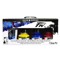 Daler-Rowney® Pouring Medium & Ink Set