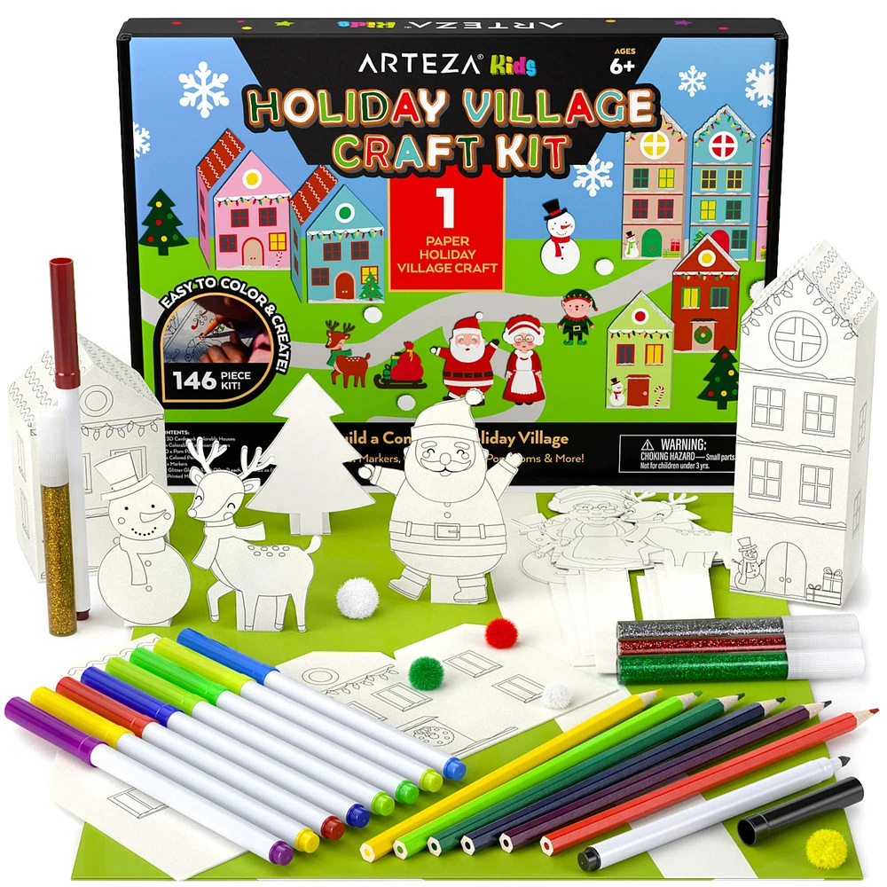 Arteza® Kids 3D Holiday Village
