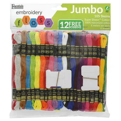 Essentials by Leisure Arts Jumbo Embroidery Floss