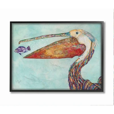 Stupell Industries Pelican's Lost Supper Black Framed Wall Art