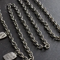 Small Antique Silver Cable Chain by Bead Landing™