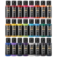 Arteza® 24 Color Fabric Paint Set