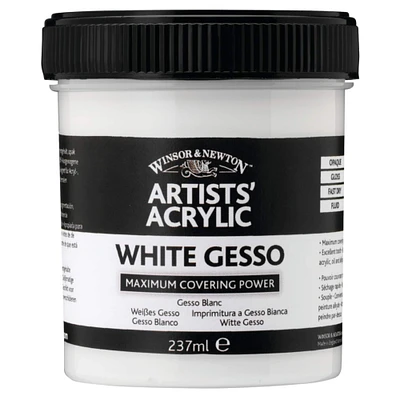 Winsor & Newton® Artists' Acrylic White Gesso, 237mL