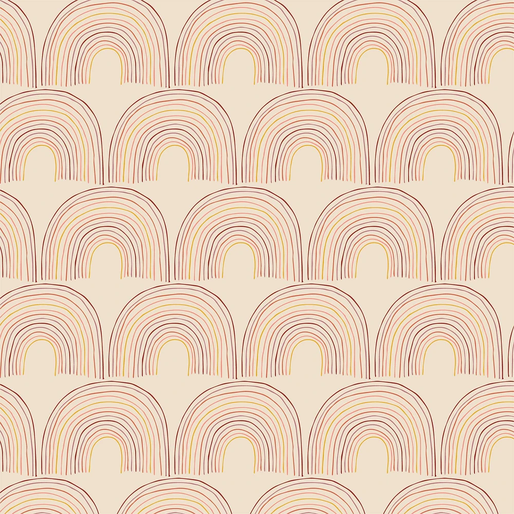 Camelot Fabrics Rainbow Sketch Cotton Fabric