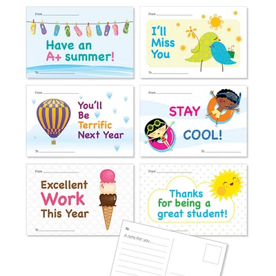 Scholastic® Hello Summer Postcards, 3 Packs of 36