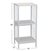 Household Essentials Trellis Compartment Storage Bookshelf