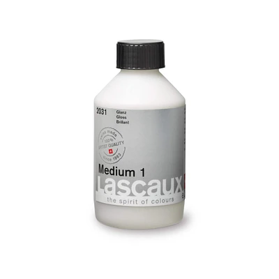 Lascaux Medium 1 Gloss Acrylic Medium, 250mL