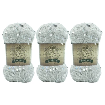 3 Pack Lion Brand® North Pole Yarn Co. Sparkle Yarn