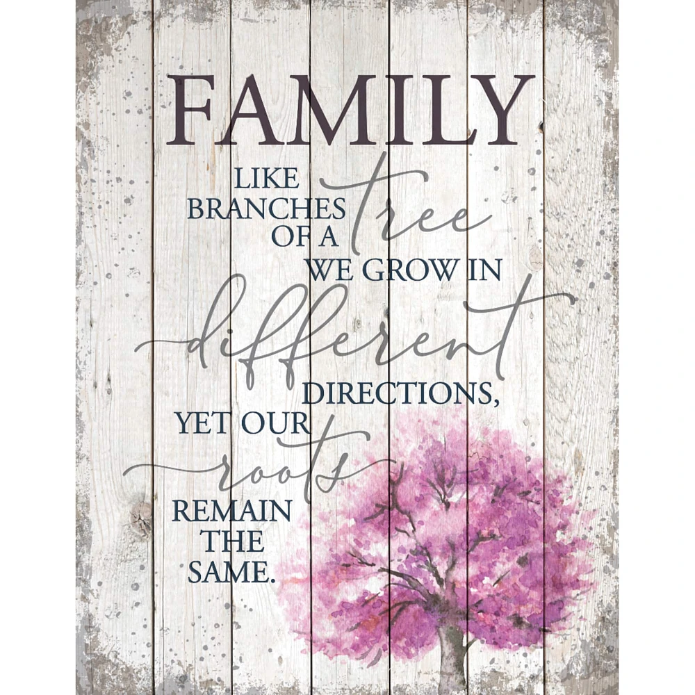 Family Like Branches On A Tree Wood Plaque