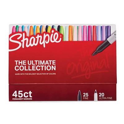 2 Packs: 45 ct. (90 total) Sharpie® The Ultimate Collection Permanent Markers