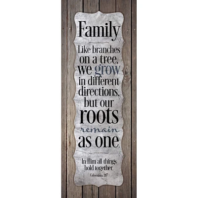 New Horizons Family-Like Branches On A Tree Wood Plaque