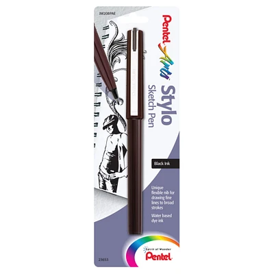 Pentel Arts® Black Stylo Sketch Pen
