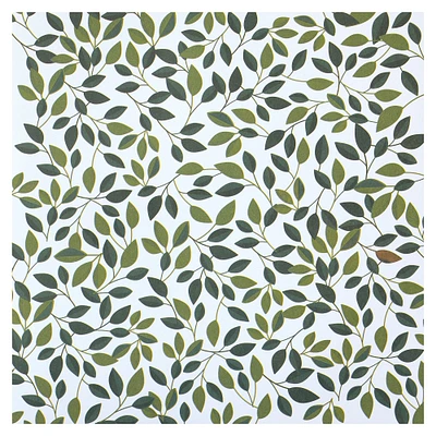 48 Pack: Green Leaf Vines Cardstock Paper by Recollections™, 12" x 12"